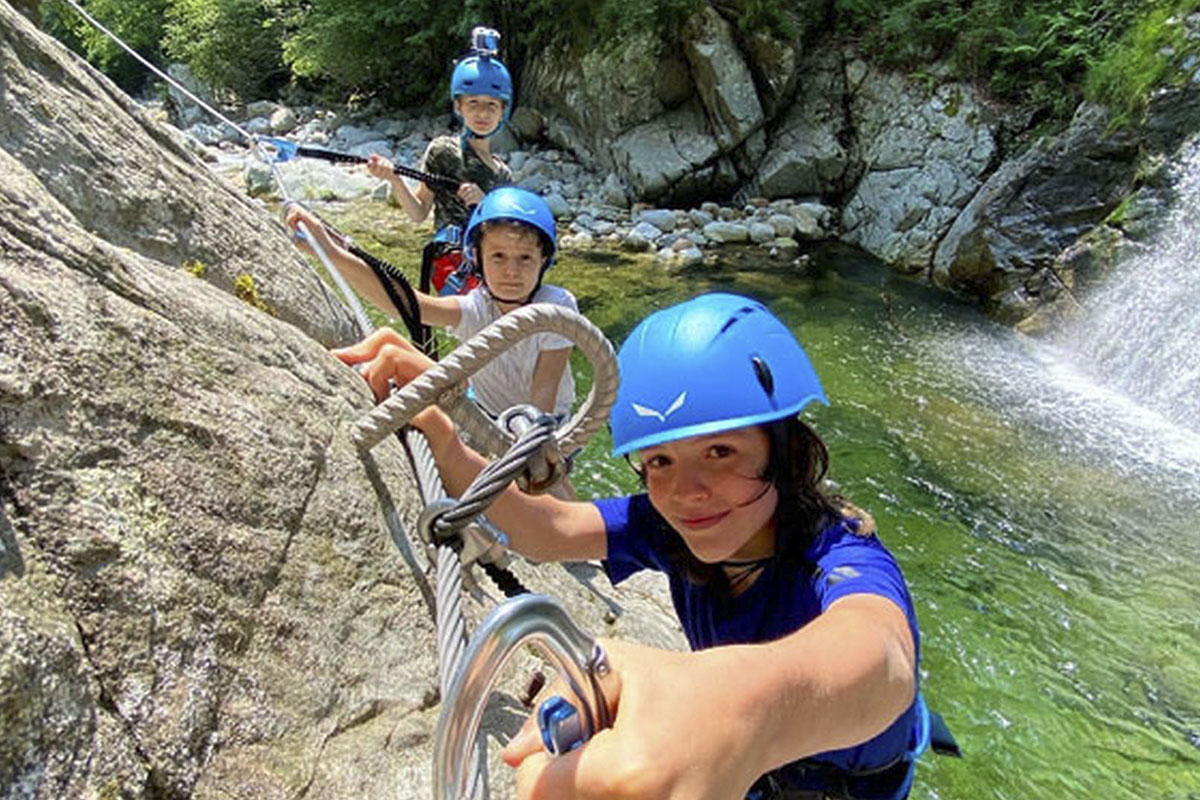 Nel canyon in sicurezza